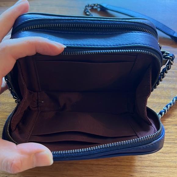 Authentic Chanel Coco Boy Camera Bag Mini Blue - Picture 5 of 10